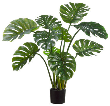 Artificial-Monstera-Split-Leaf-Philo-Plant-120cm