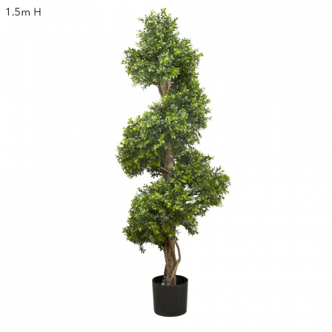 This is an artificial Boxwood spiral Tree 150cm