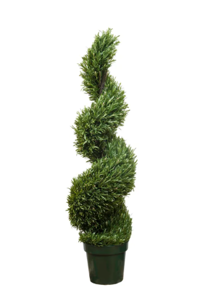 Artificial Rosemary Spiral Topiary tree 120cm