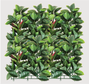 Artificial Leaf Mat Red tips