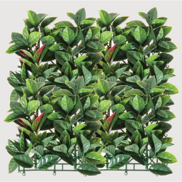 Artificial Leaf Mat Red tips